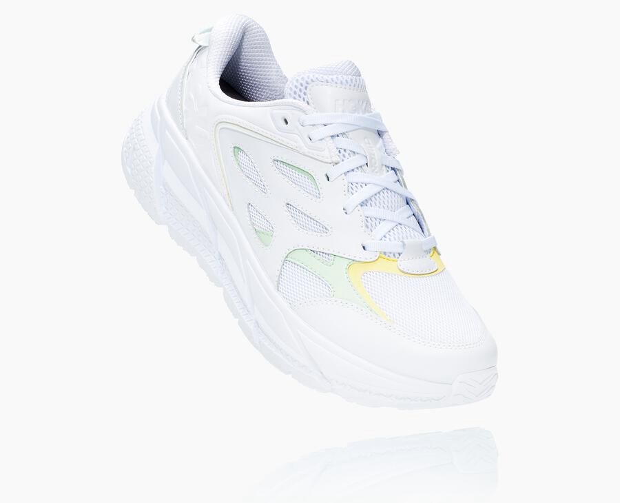 Hoka Australia One One Clifton L - Mens Running Shoes White - VOZEW-0937